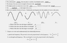 30 Waves Worksheet Answer Key Education Template