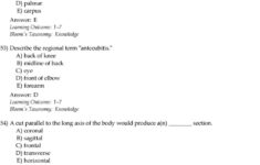 Chapter 1 Introduction To Human Anatomy And Physiology Worksheet