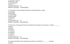Chapter 3 Anatomy And Physiology Test