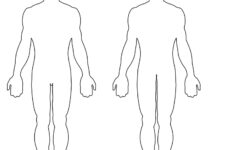 Free Human Body Outline Printable Download Free Clip Art Throughout