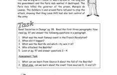 French Revolution Worksheet Answers Escolagersonalvesgui