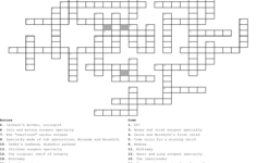 Grey s Anatomy Crossword WordMint