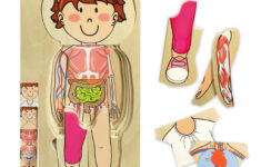 Kidzlane Wooden My Body Puzzle For Toddlers Kids 29 Piece Girls