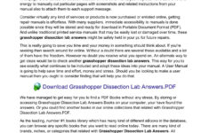 Maycintadamayantixibb Grasshopper Dissection Questions And Answers