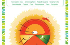 Parts Of The Sun Worksheet 6th Grade Kids Printable SoD