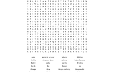 Printable Grey s Anatomy Crossword Puzzles Printable Crossword Puzzles