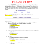 The Six Basic Principles Of The Constitution Worksheet Answers