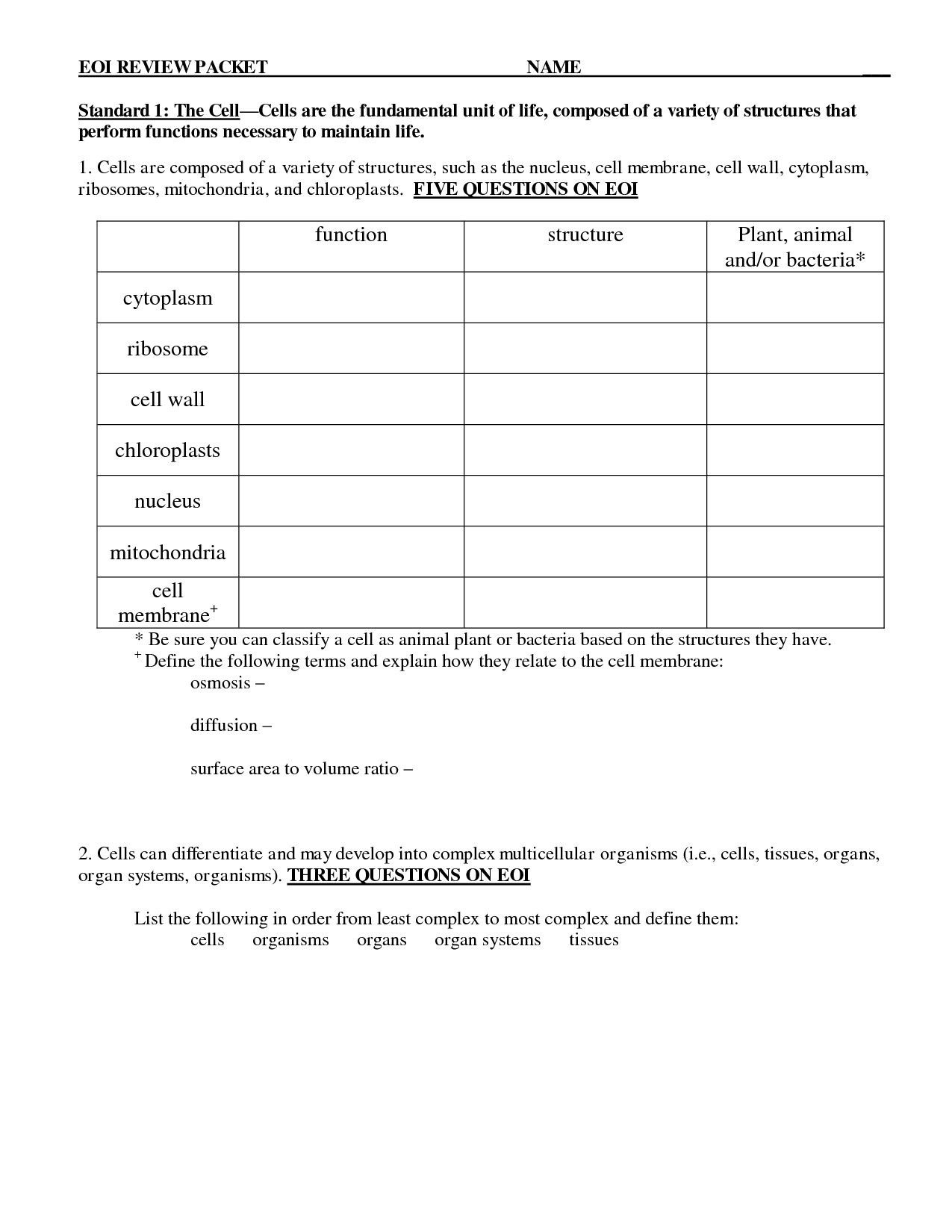 Tissue Worksheet Anatomy Answers Db excel