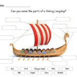 Viking Longship Labelling Activity WordUnited Vikings For Kids