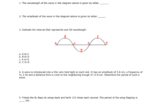 Waves Worksheet